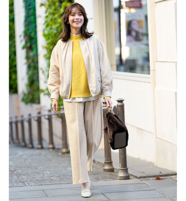 ANY SIS「センタープレスメランジ パンツ」|その他|