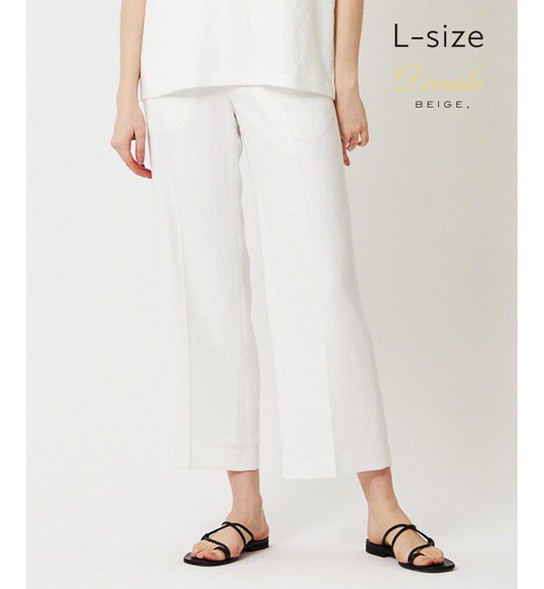 BEIGE,「【L-size】CAROLE / ワイドパンツ」|その他|White&times;Sand