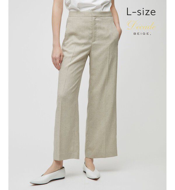 BEIGE,「【L-size】CAROLE / ワイドパンツ」|その他|Sand&times;Slate
