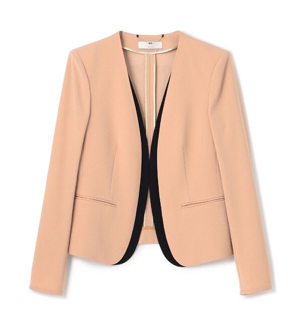 BEIGE,「CINDY / ダブルカラージャケット」|ノーカラージャケット|