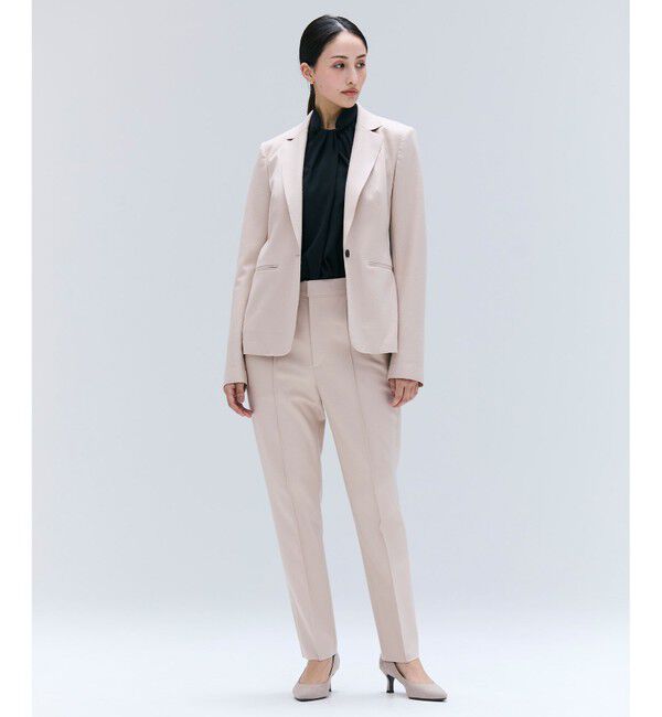 BEIGE,「【セットアップ対応】CORBY / ウールピンタックバックサイドゴムパンツ」|その他|