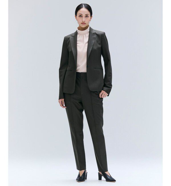 BEIGE,「【セットアップ対応】CORBY / ウールピンタックバックサイドゴムパンツ」|その他|