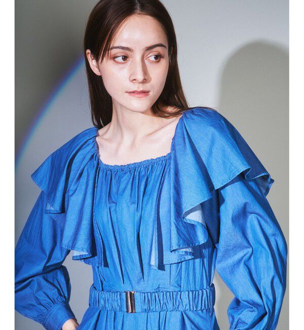 Diagram「フリルショルダーワンピース」|ワンピース|