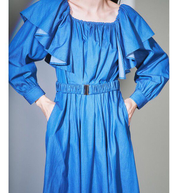 Diagram「フリルショルダーワンピース」|ワンピース|