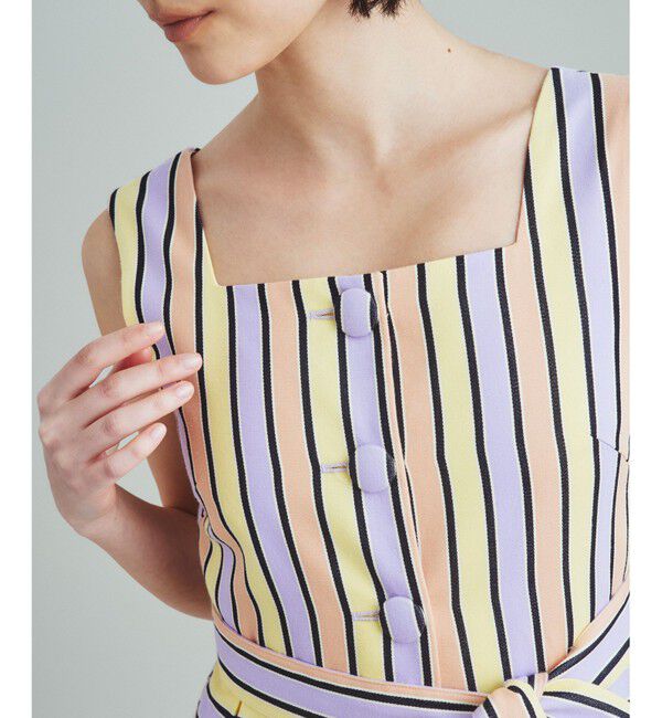 Grace Class「マルチボーダージャガードワンピース」|ワンピース|