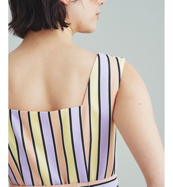 Grace Class「マルチボーダージャガードワンピース」|ワンピース|