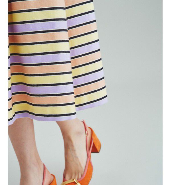 Grace Class「マルチボーダージャガードワンピース」|ワンピース|