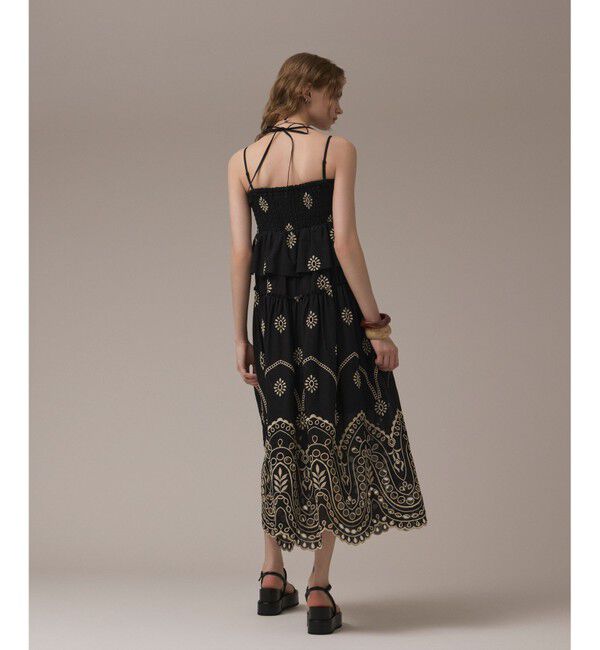 GRACE CONTINENTAL「カットワークマキシドレス」|ワンピース|