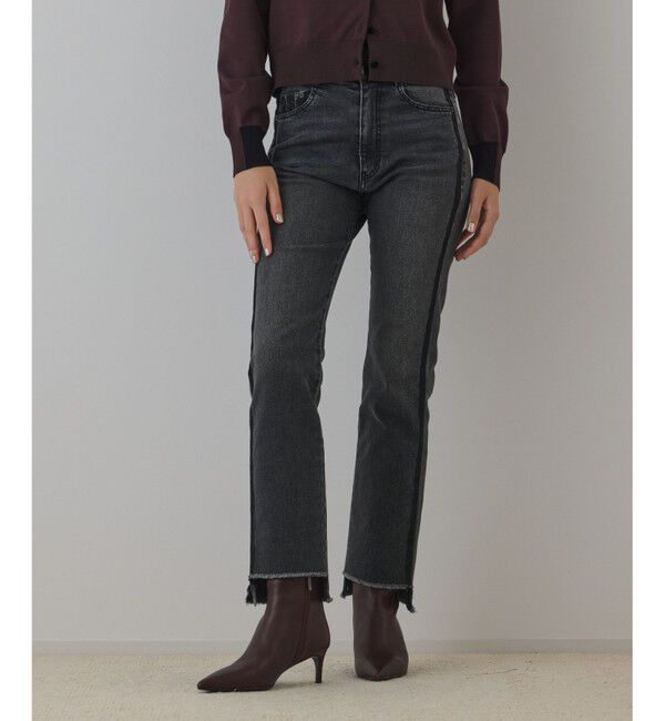 Diagram「ラインスリムデニムパンツ」|デニム|ブラック