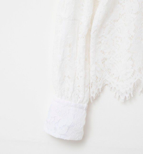 NOLLEY'S「ウォッシャブルレースシャツ」|シャツ・ブラウス|