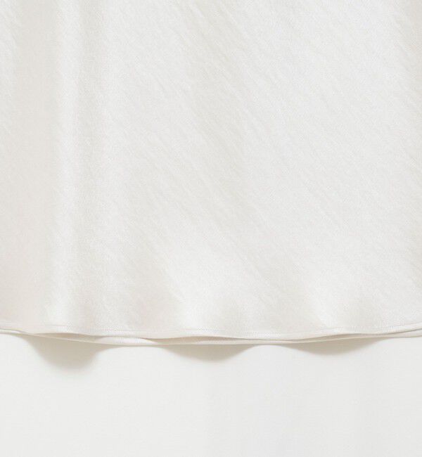 NOLLEY'S「ウォッシャブルサテンナロースカート」|フレア|