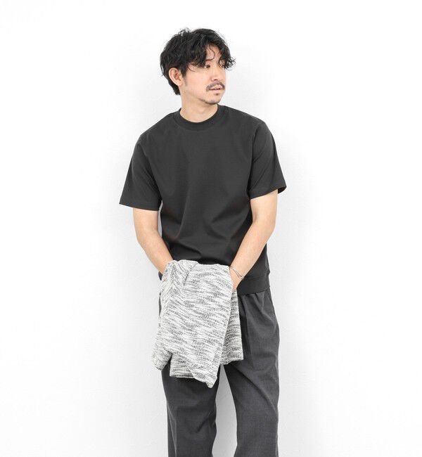 NOLLEY'S goodman「《ビジカジ対応》シルケットスムース クルーネックドレスTシャツ 26SS」|Tシャツ・カットソー|