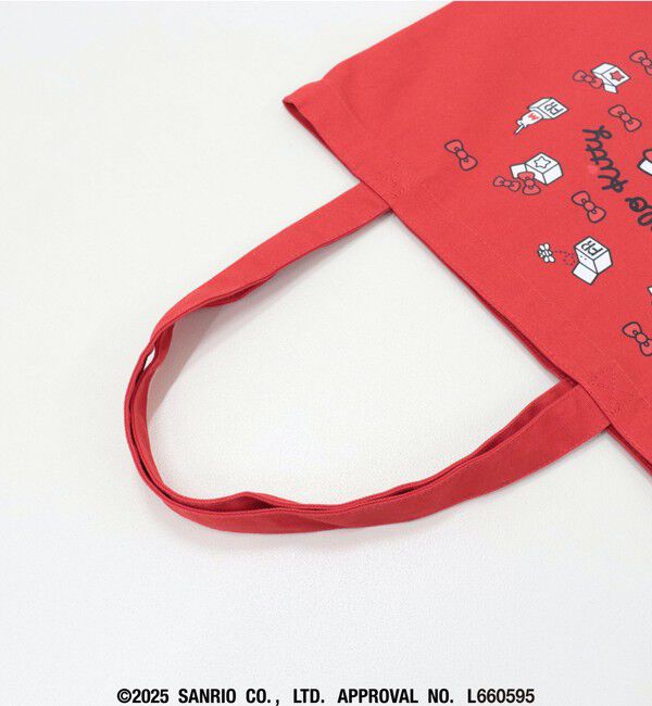 fredy emue「【HELLO KITTY meet FREDY emue】  ボックスプリントトートバッグ」|トートバッグ|