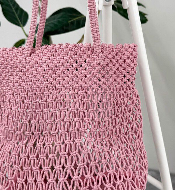 fredy emue「【The Bagmati】コットンコードカラーラウンドバッグ」|かごバッグ|