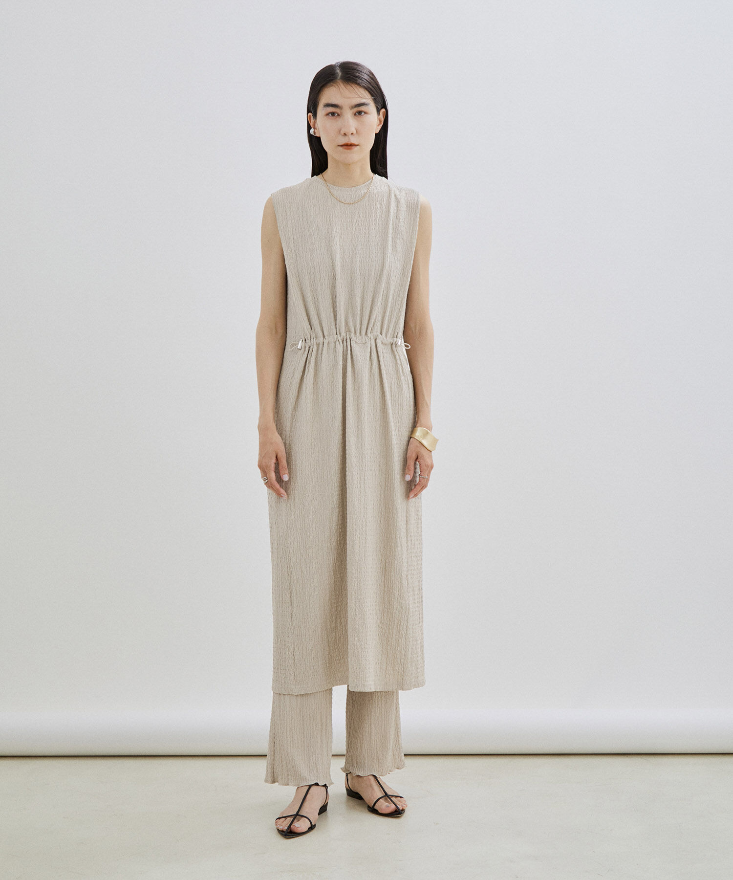 SALON adam et rope'「【WEB限定】【セットアップ対応】ラッセルシャーリングイージーパンツ」|その他|