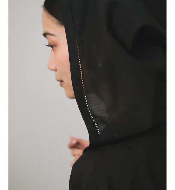 SALON adam et rope'「コットンシルクフードカフタンワンピース」|ワンピース|