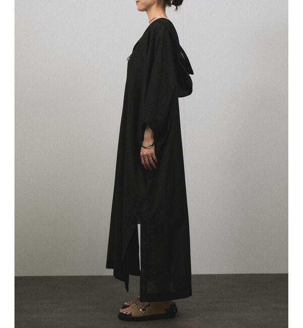 SALON adam et rope'「コットンシルクフードカフタンワンピース」|ワンピース|