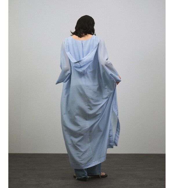 SALON adam et rope'「コットンシルクフードカフタンワンピース」|ワンピース|