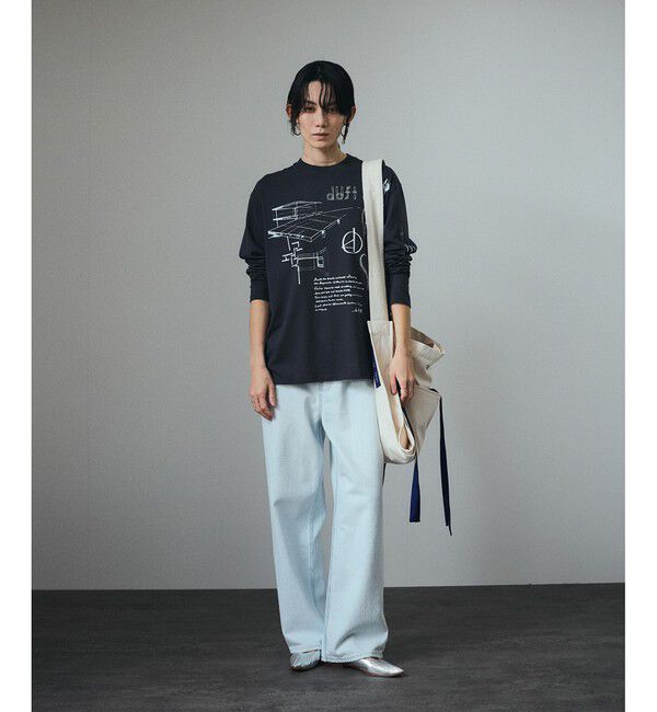 SALON adam et rope'「【duft（ドゥフト） for SALON】リボンフラワーバッグ」|トートバッグ|