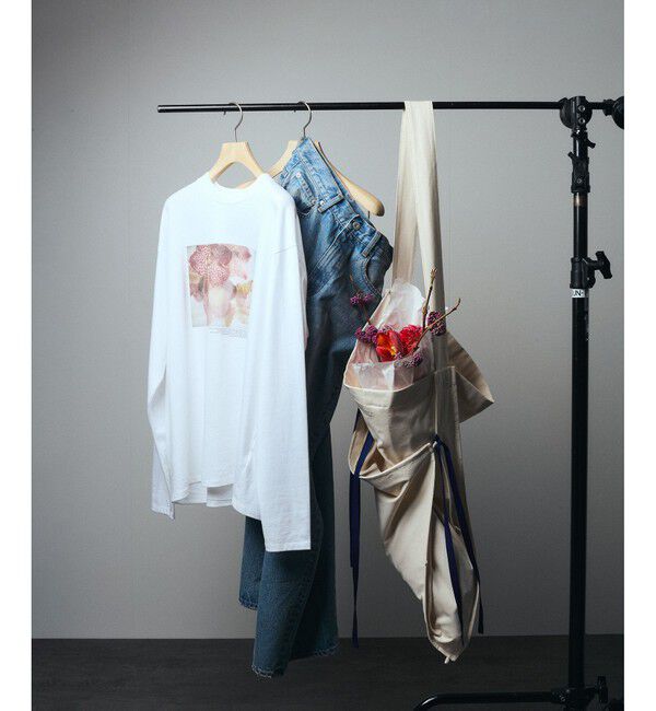 SALON adam et rope'「【duft（ドゥフト） for SALON】リボンフラワーバッグ」|トートバッグ|