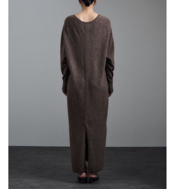 SALON adam et rope'「カシミヤニットVネックワンピース」|ワンピース|