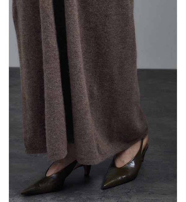 SALON adam et rope'「カシミヤニットVネックワンピース」|ワンピース|