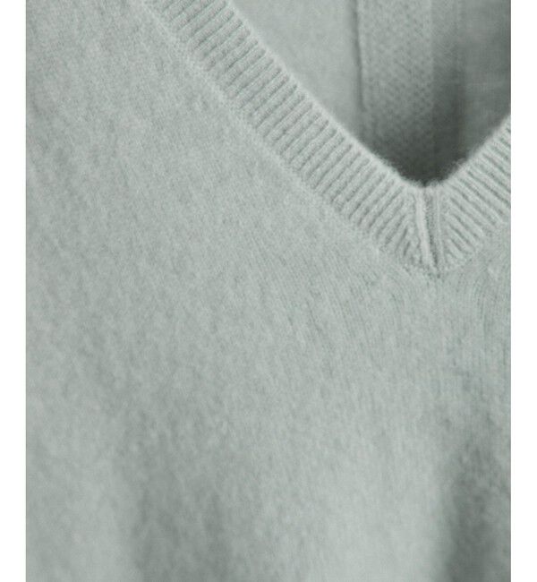 SALON adam et rope'「カシミヤニットVネックワンピース」|ワンピース|