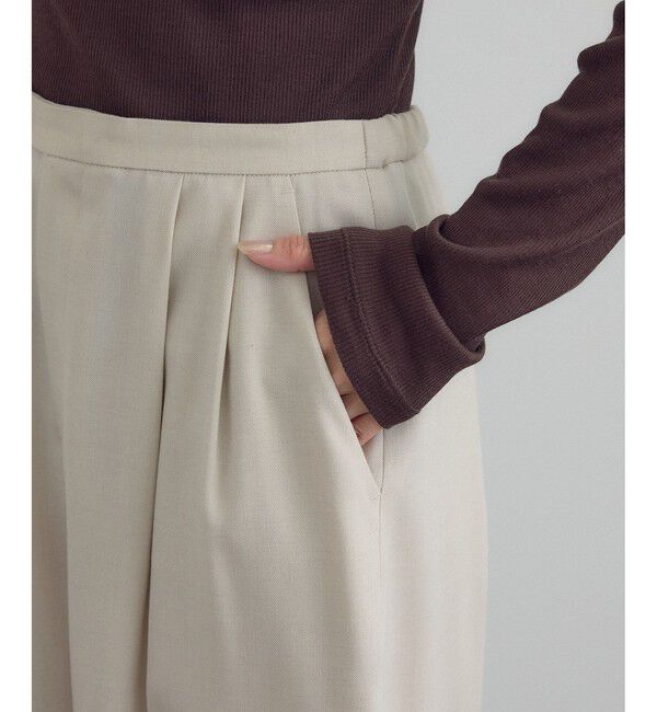 SALON adam et rope'「トレビラツイルカービーパンツ」|チノ|