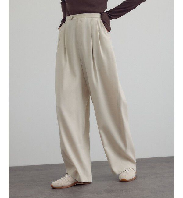 SALON adam et rope'「トレビラツイルカービーパンツ」|チノ|