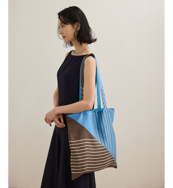 ROPE「幾何学柄シルクトートバッグ」|トートバッグ|