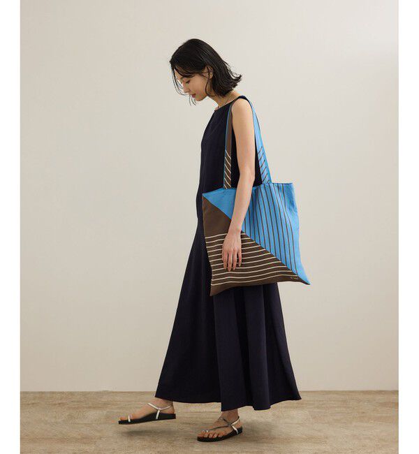 ROPE「幾何学柄シルクトートバッグ」|トートバッグ|