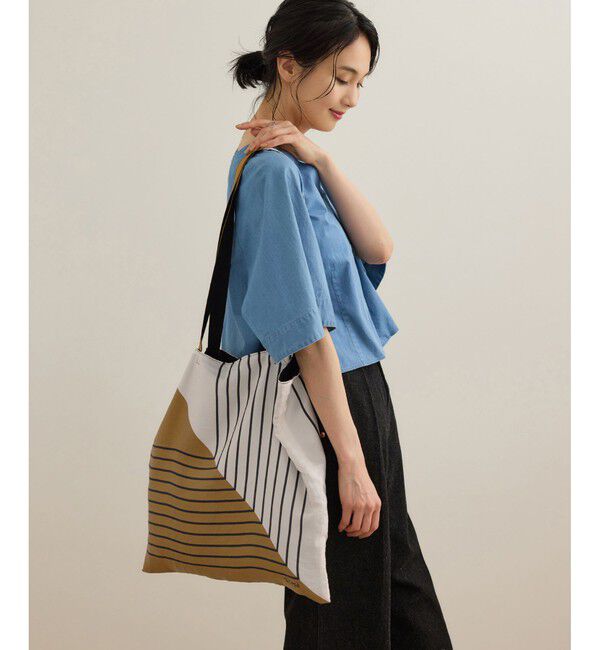 ROPE「幾何学柄シルクトートバッグ」|トートバッグ|