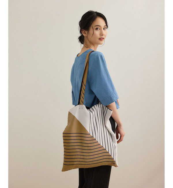 ROPE「幾何学柄シルクトートバッグ」|トートバッグ|