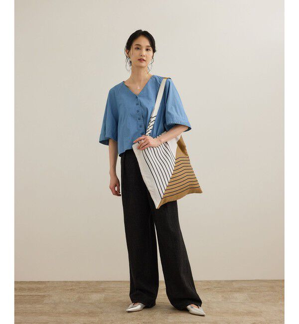 ROPE「幾何学柄シルクトートバッグ」|トートバッグ|