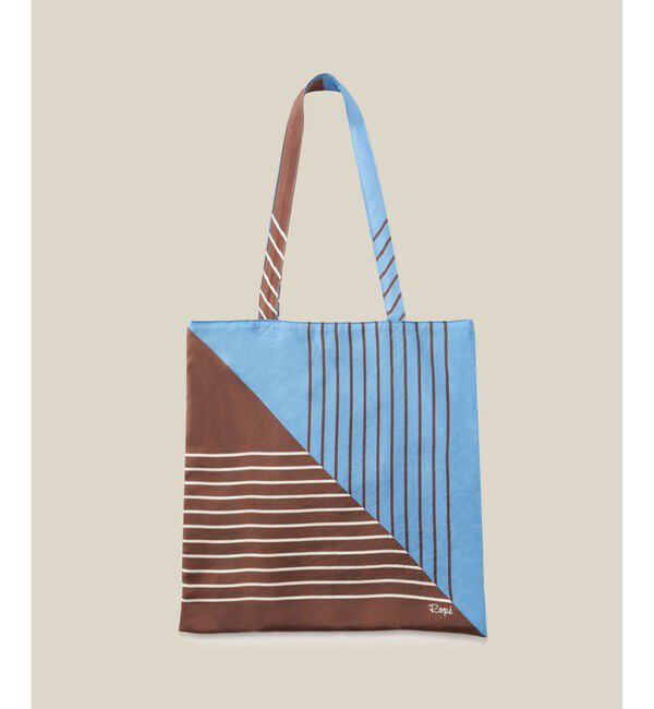 ROPE「幾何学柄シルクトートバッグ」|トートバッグ|