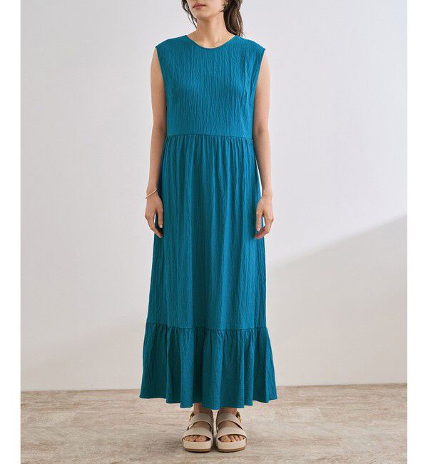 ROPE「【WEB・一部店舗限定】バックシャンティアードワンピース/洗える」|ワンピース|