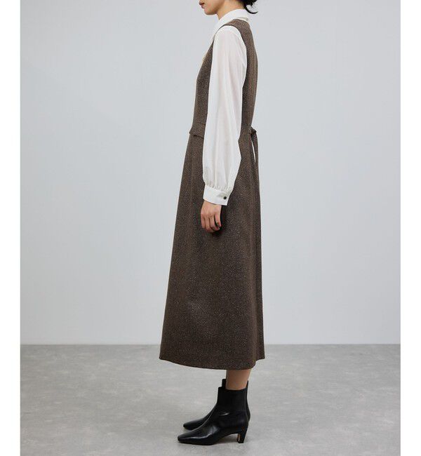 ROPE「スノーツイードジャンパースカート/イージーケア」|ワンピース|