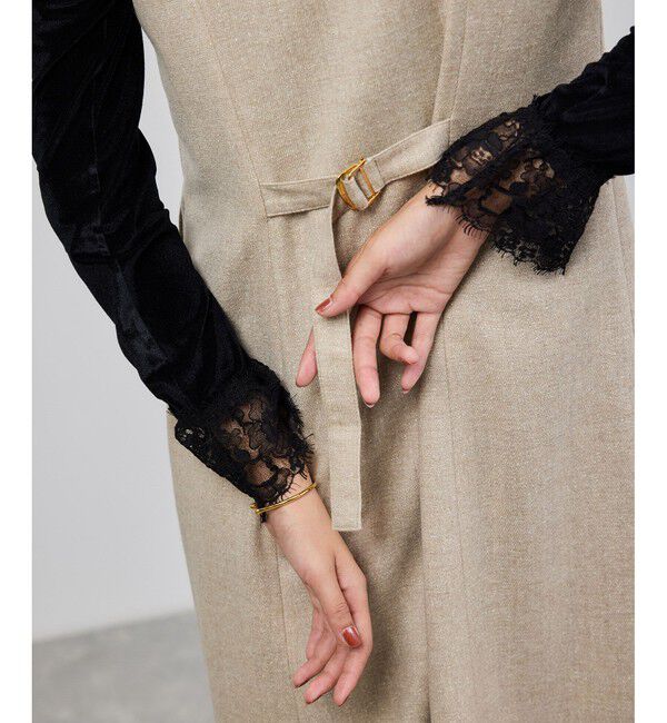 ROPE「スノーツイードジャンパースカート/イージーケア」|ワンピース|