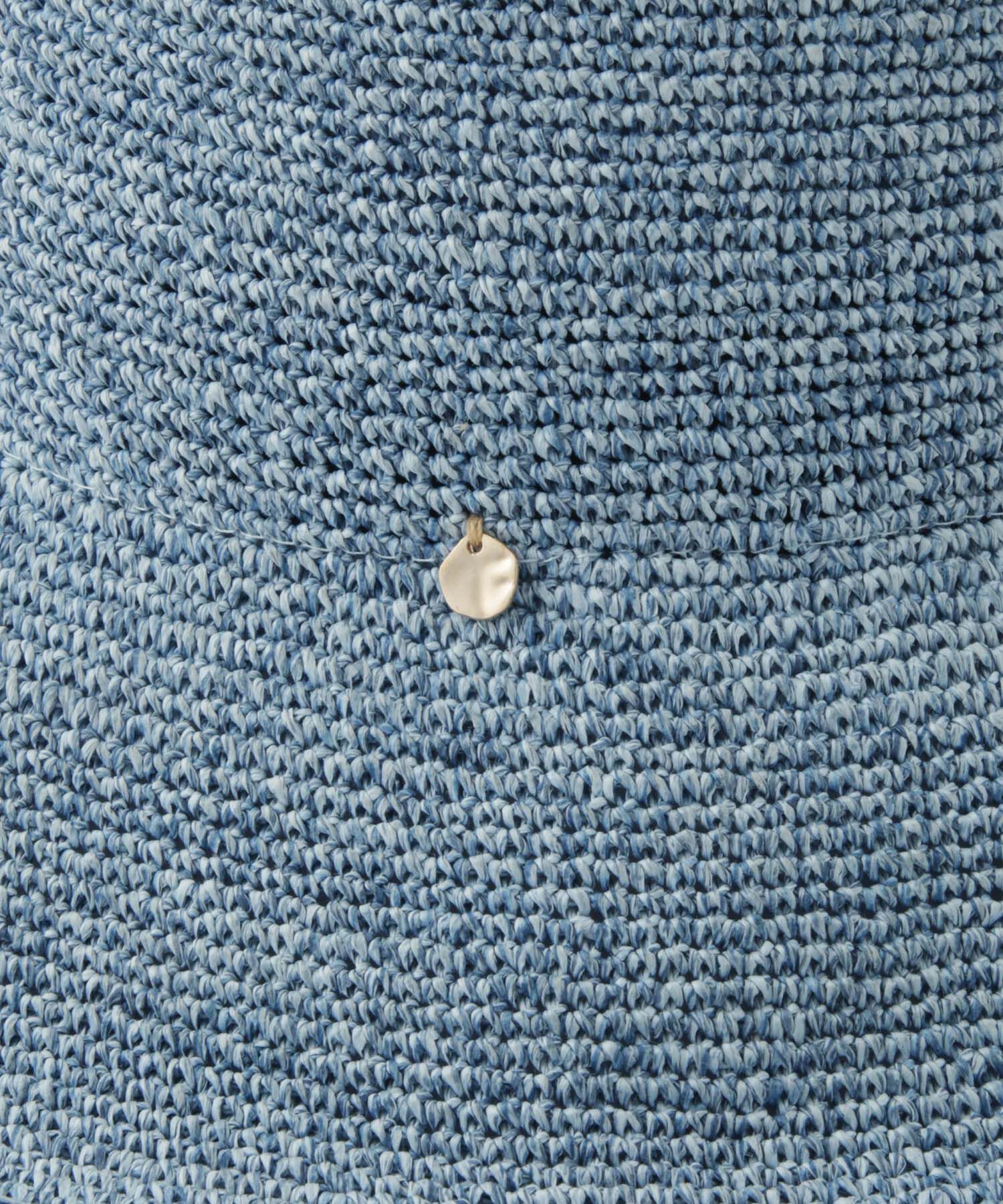 ROPE PICNIC PASSAGE「メタルチャーム付き細編みブリムハット」|ハット|