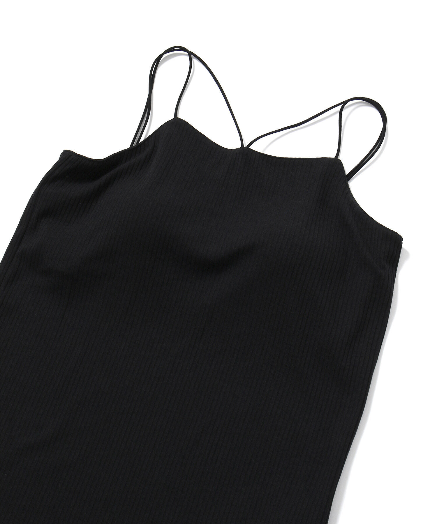 Rope&rsquo;Picnic「コード使いカップ付きリブキャミインナー」|キャミソール|