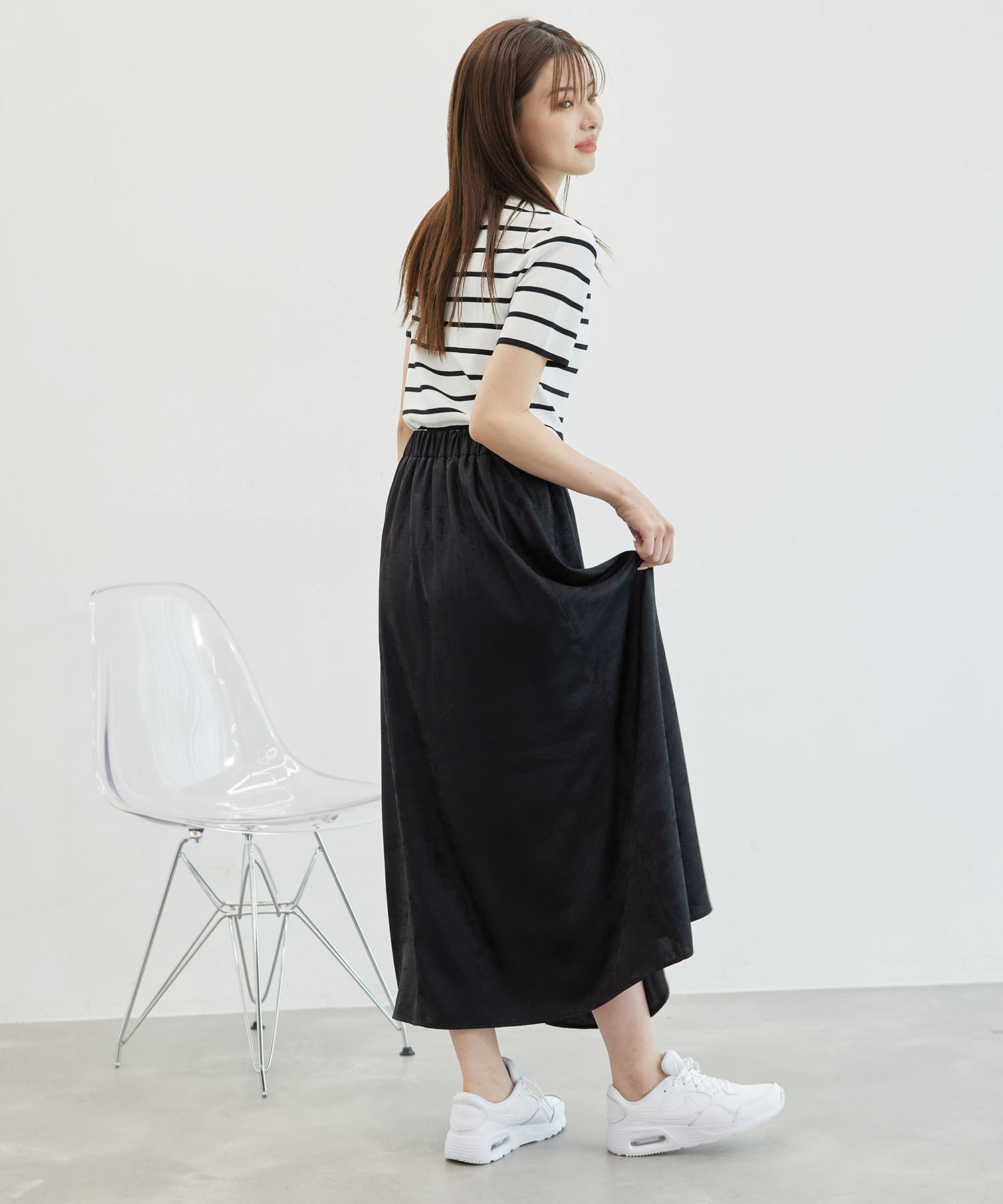 Rope&rsquo;Picnic「メタリックスカート」|スカート|