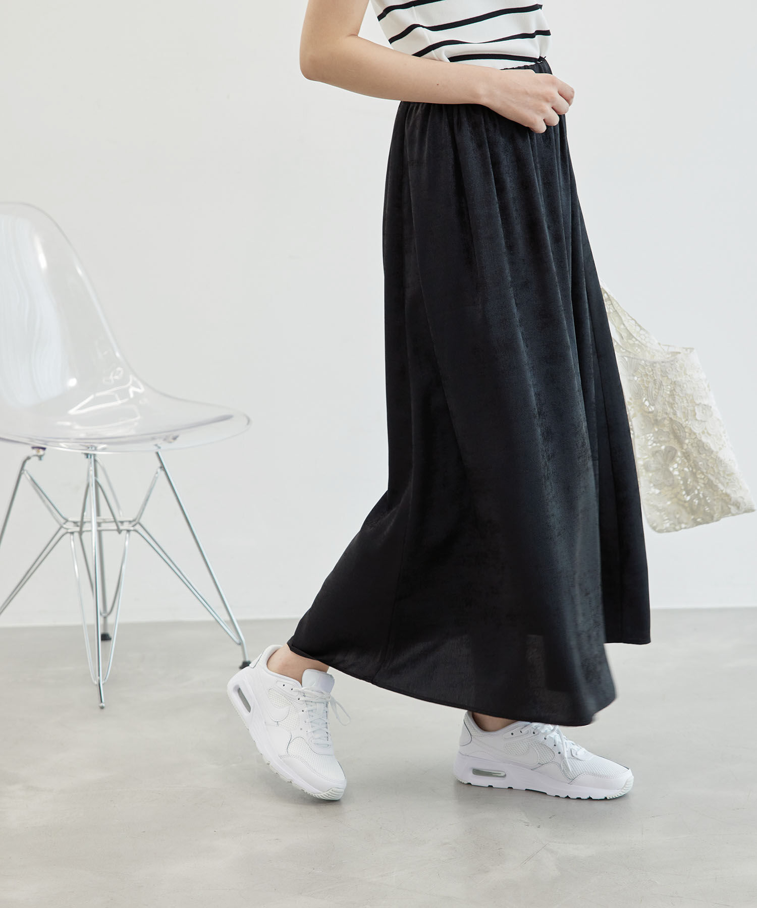 Rope&rsquo;Picnic「メタリックスカート」|スカート|