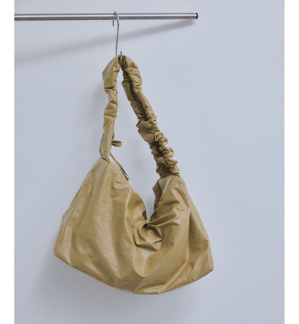 ADAM ET ROPE'「ボックスギャザーワンショルダーバッグ」|ショルダー・メッセンジャー|ベージュ(27)