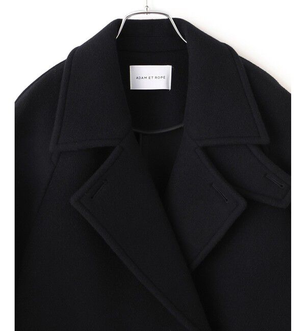 ウールボンディングラグランロングコート（ADAM ET ROPE'）｜ルミネの