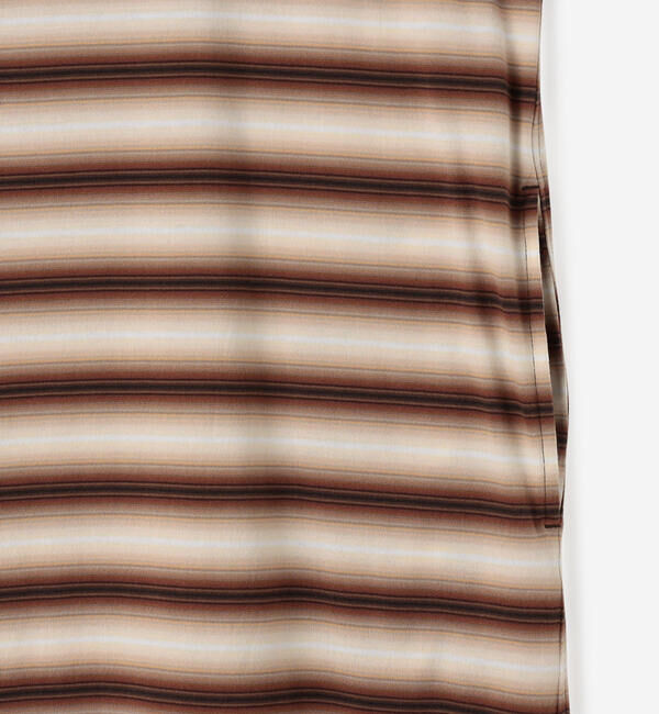 GYMPHLEX「Gymphlex | オンブレボーダー クルーネックワンピース WOMEN」|ワンピース|