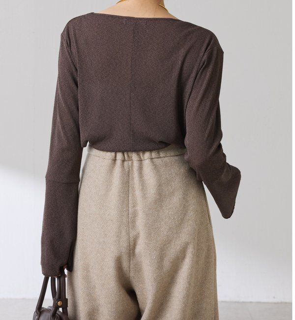 シアーラメリブスクエアカットソー｜ルミネのファッション通販