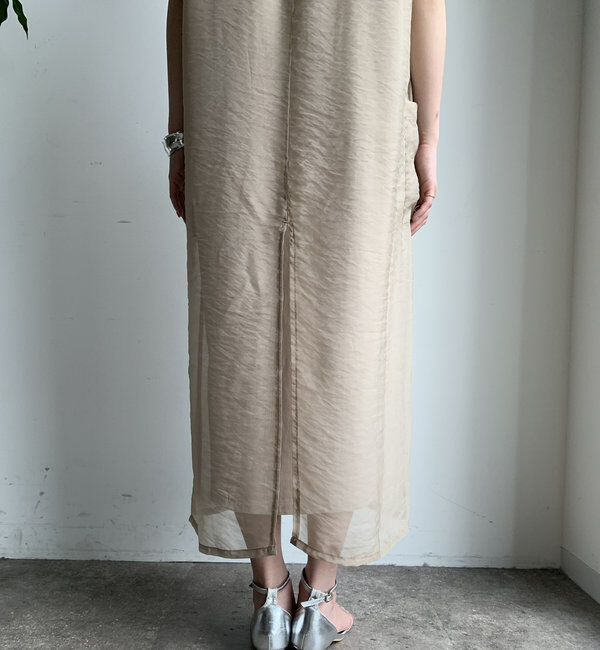  「【WEB限定】シアー切替ワンピース」|ワンピース|