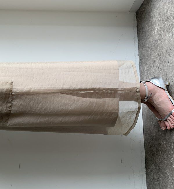  「【WEB限定】シアー切替ワンピース」|ワンピース|