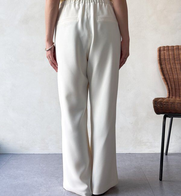  「【WEB限定/セットアップ対応】セミワイドフレアパンツ」|チノ|