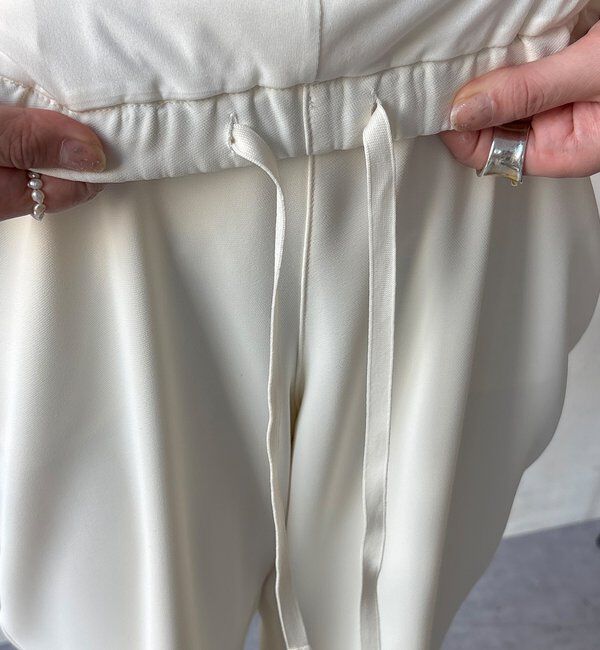  「【WEB限定/セットアップ対応】セミワイドフレアパンツ」|チノ|